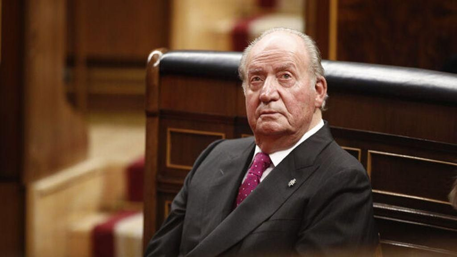 El ex jefe del Estado, Juan Carlos, durante un acto público.