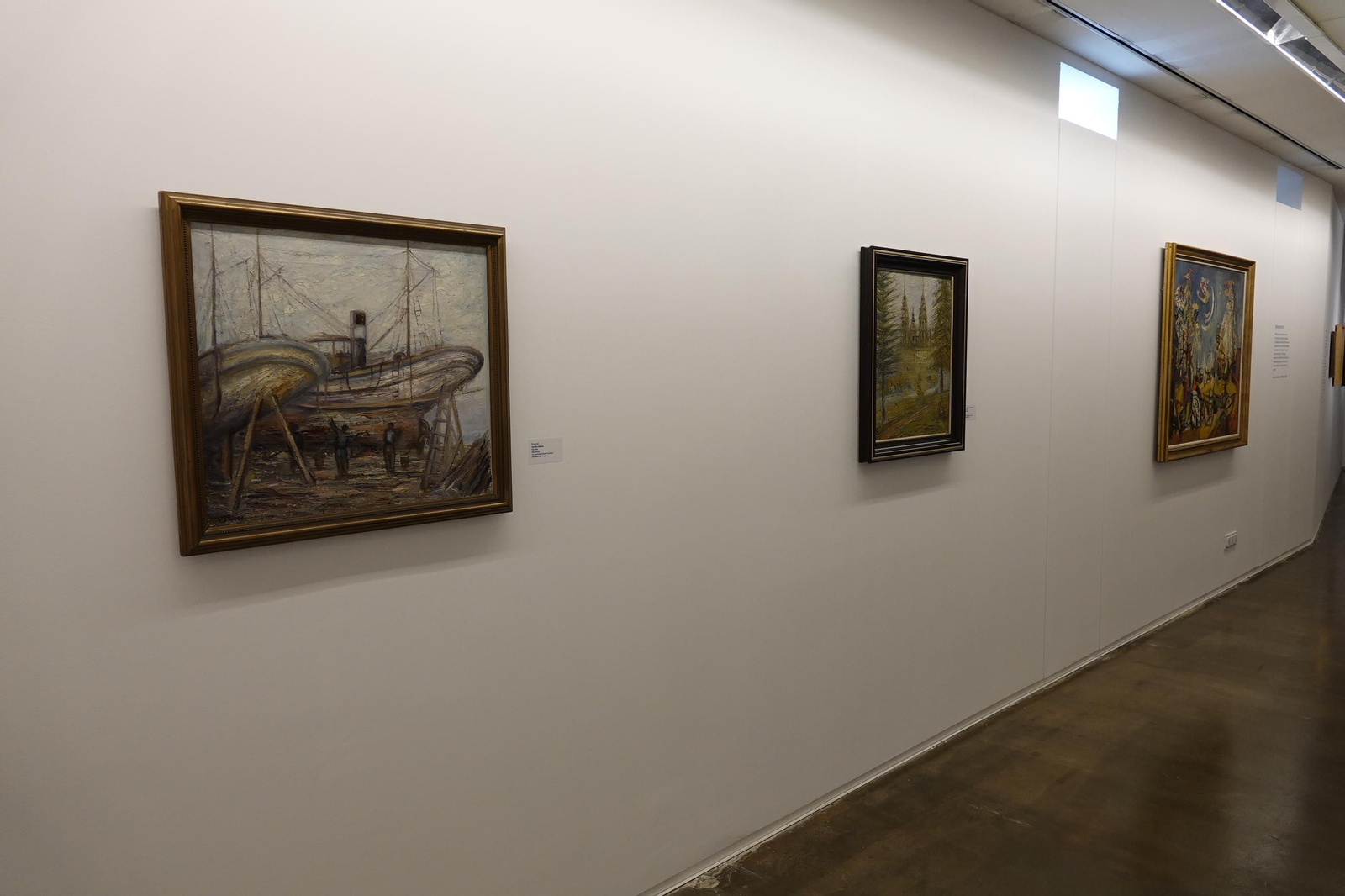 Presentación en la Pinacoteca de "Nos vieiros da arte galega", sobre a colección municipal de Francisco Fernández del Riego.