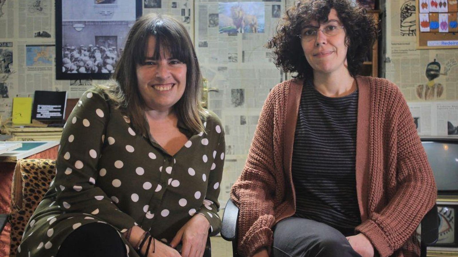 Raquel Rodríguez y Adriana Pérez, Redeiras.