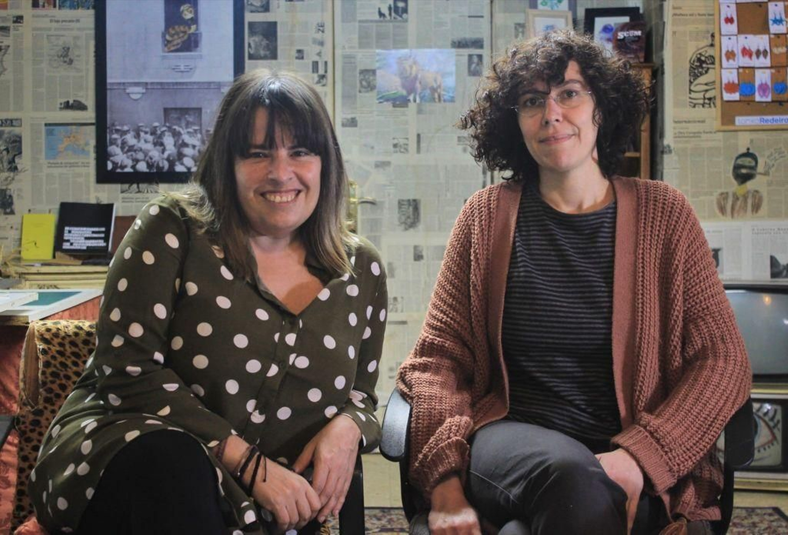 Raquel Rodríguez y Adriana Pérez, Redeiras.