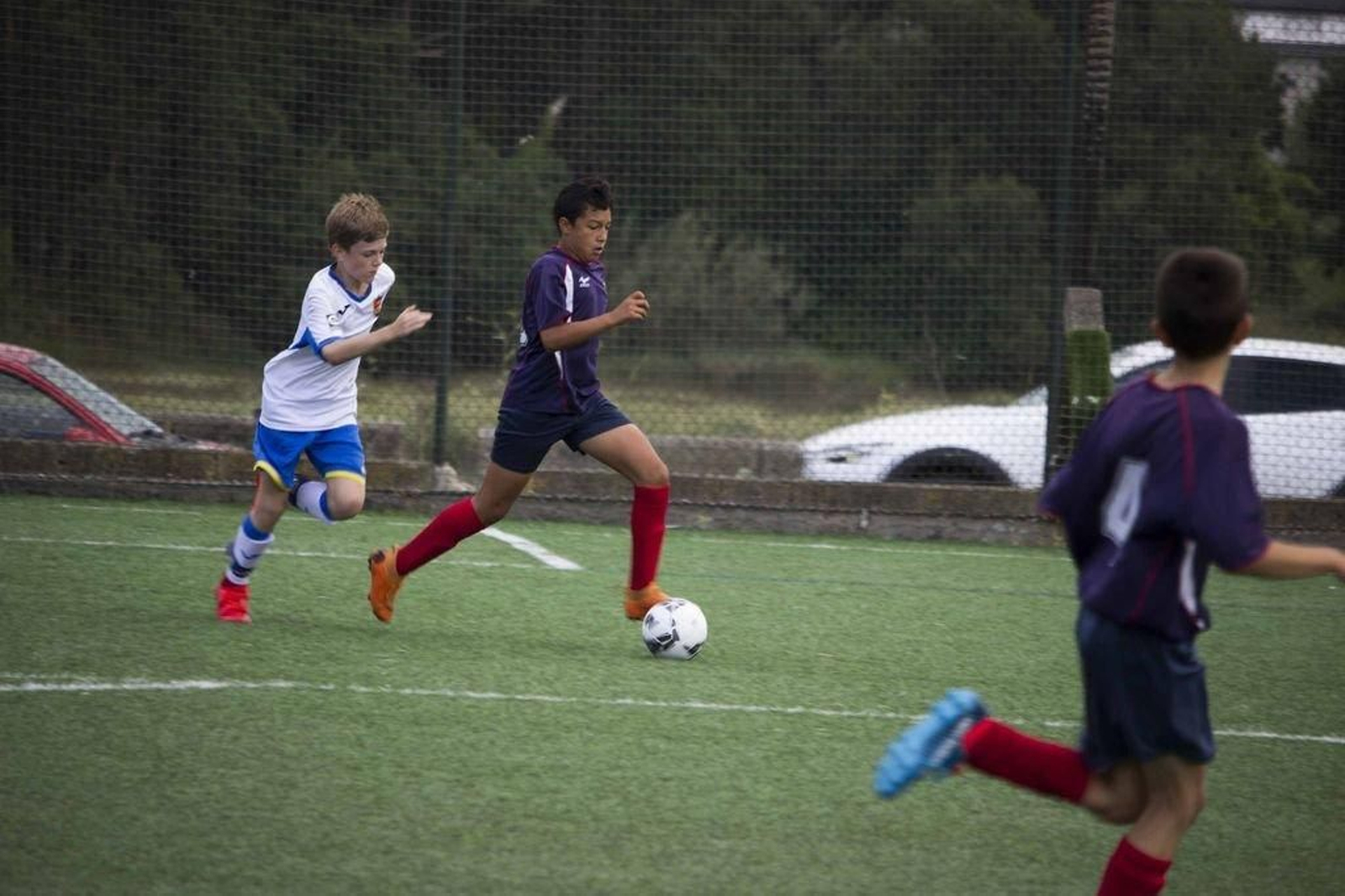 La jornada de ayer estuvo marcada por un calor un tanto plomizo que no frenó a los jóvenes futbolistas.