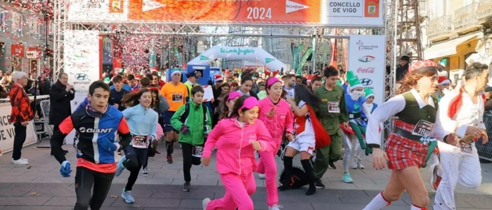 Galería | Vigo corre la San Silvestre 2024 entre multitud de disfraces