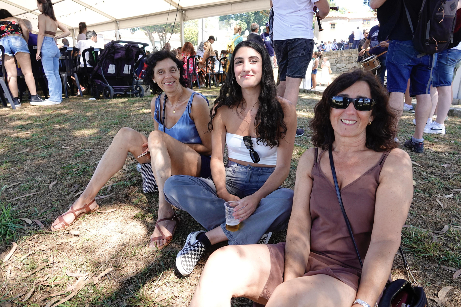 Asistentes a la fiestas de San Roque.