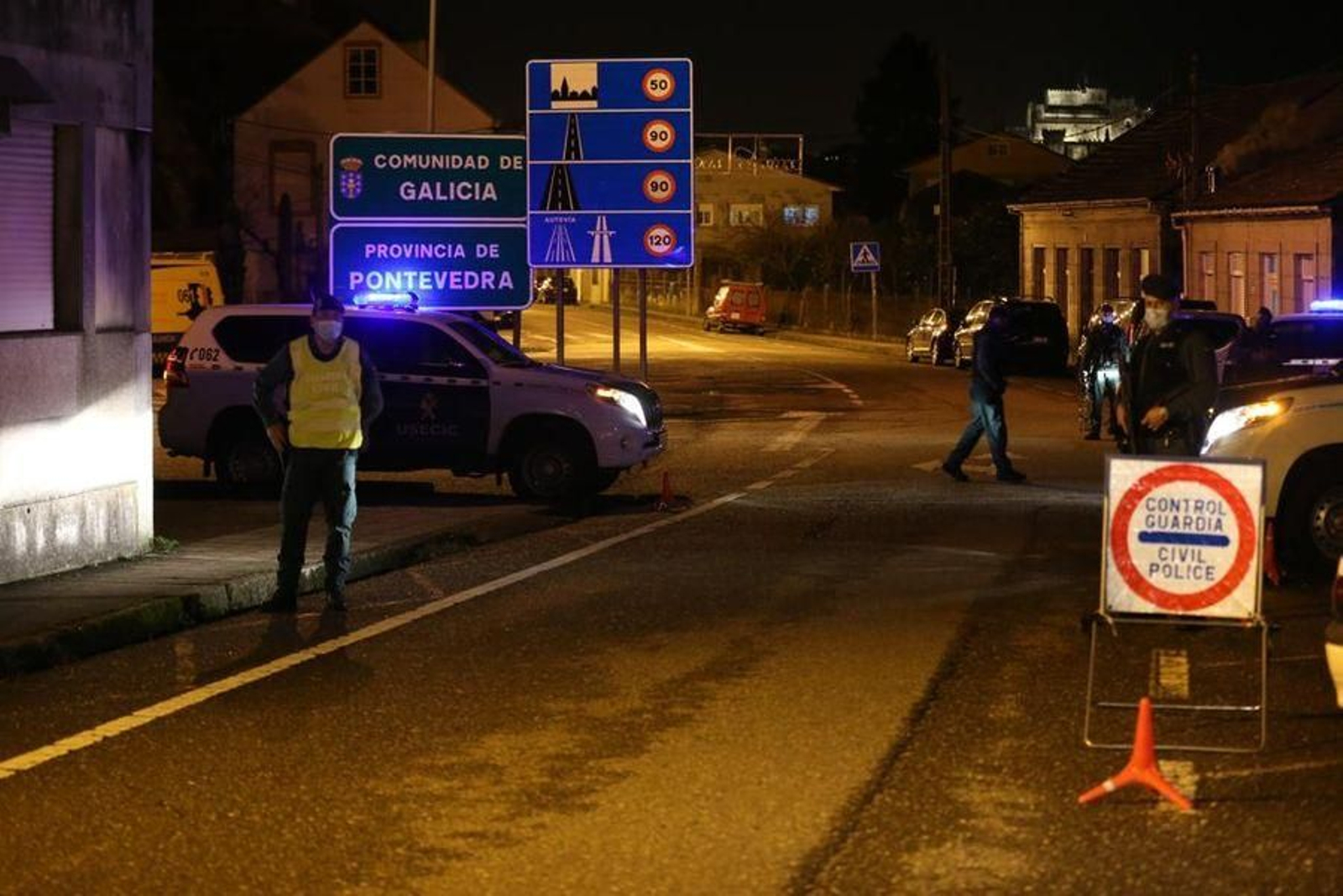 España y Portugal se preparan para el cierre de fronteras // Alberte
