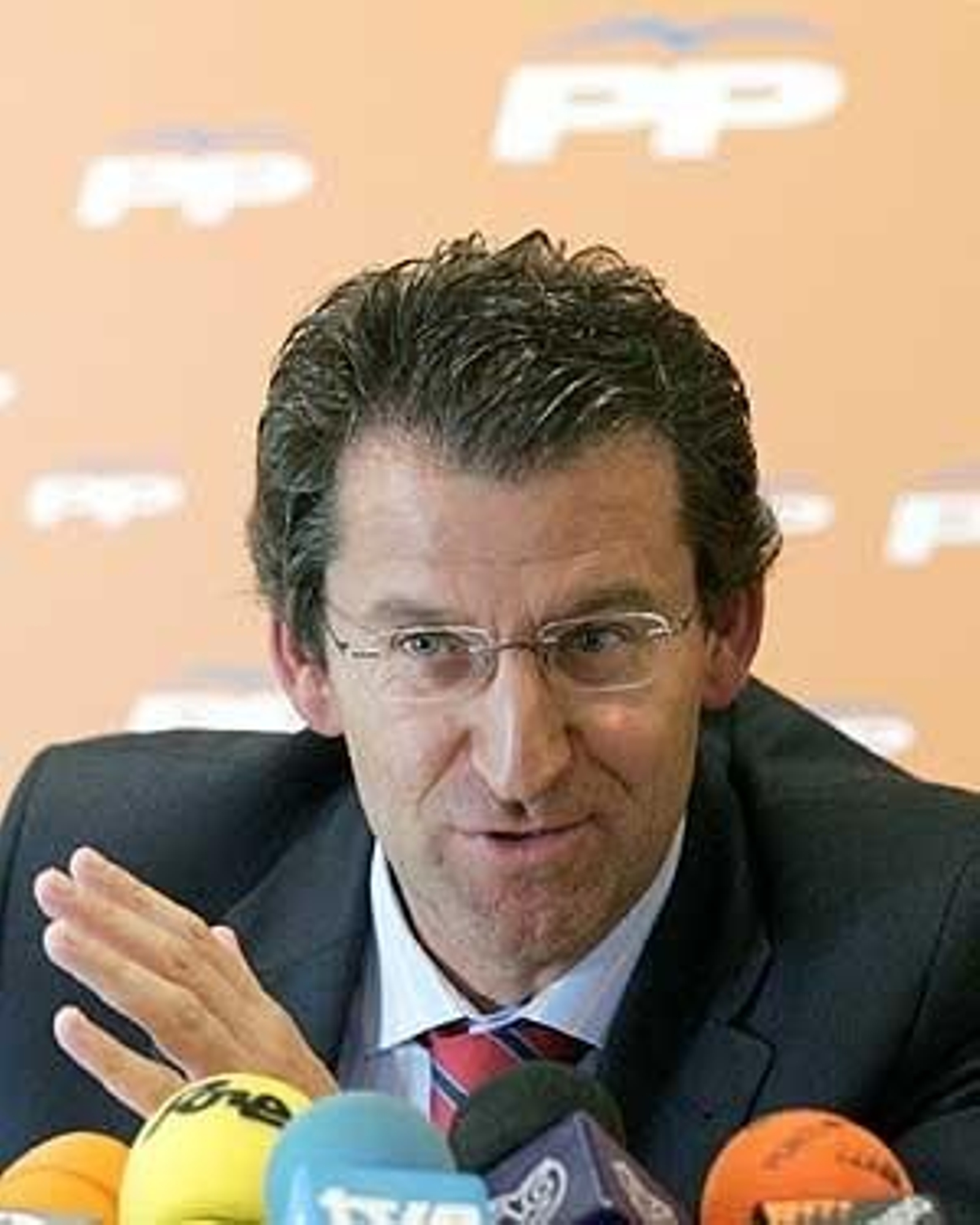 El candidato del PPdeG a la Presidencia de la Xunta, Alberto Núñez  Feijóo.