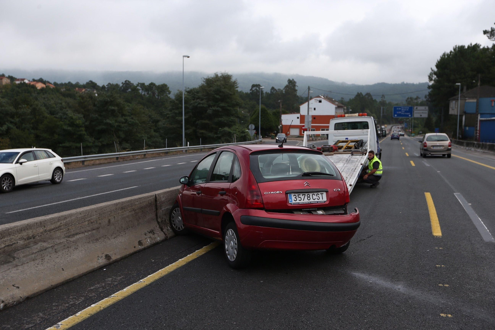 Un accidente en la A-55 // Alberte