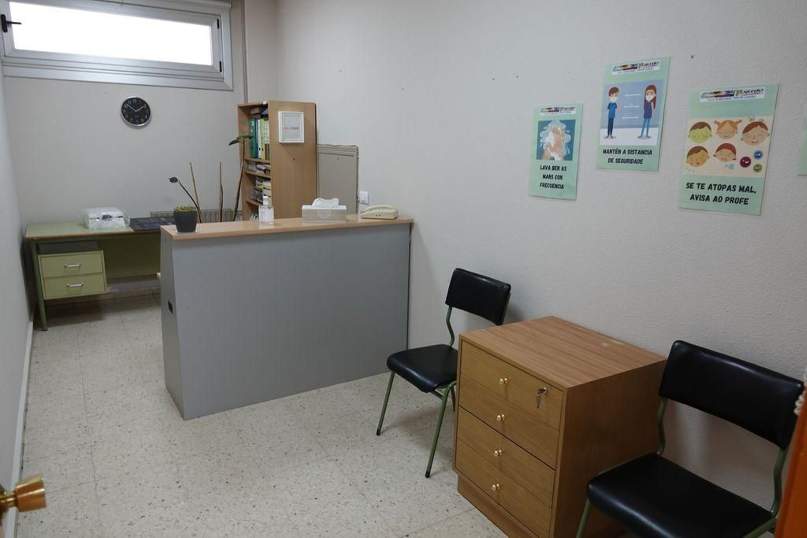 El aula Covid, del Pintor Laxeiro,