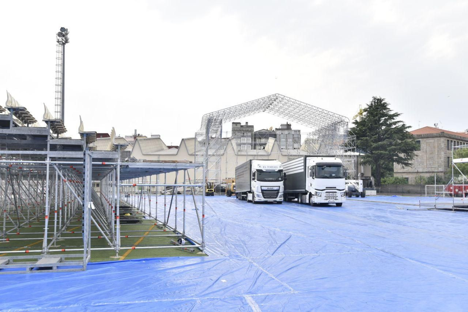 El escenario de Bryan Adams en As Travesas