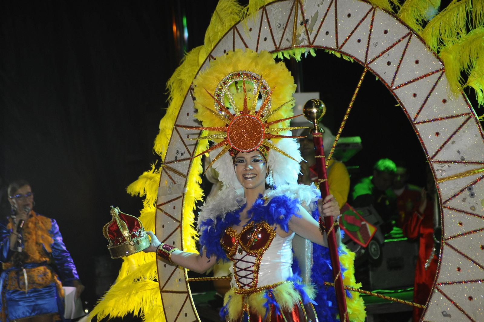 Isabel Feijóo Gallardo, coronada como la Raíña de Entroido 2019.