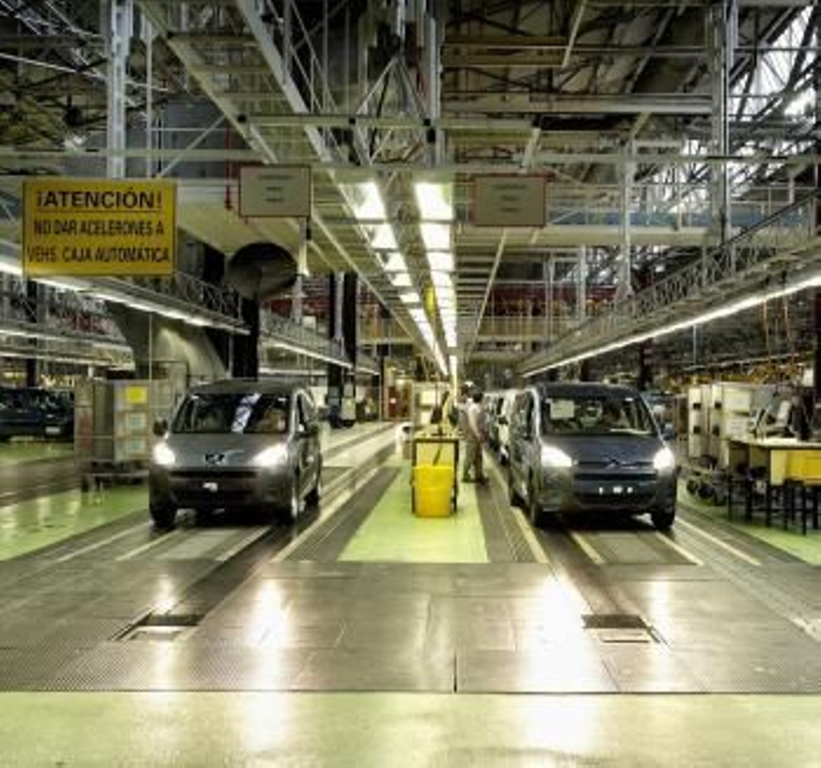 Factoría de peugeot Citroën en Vigo.