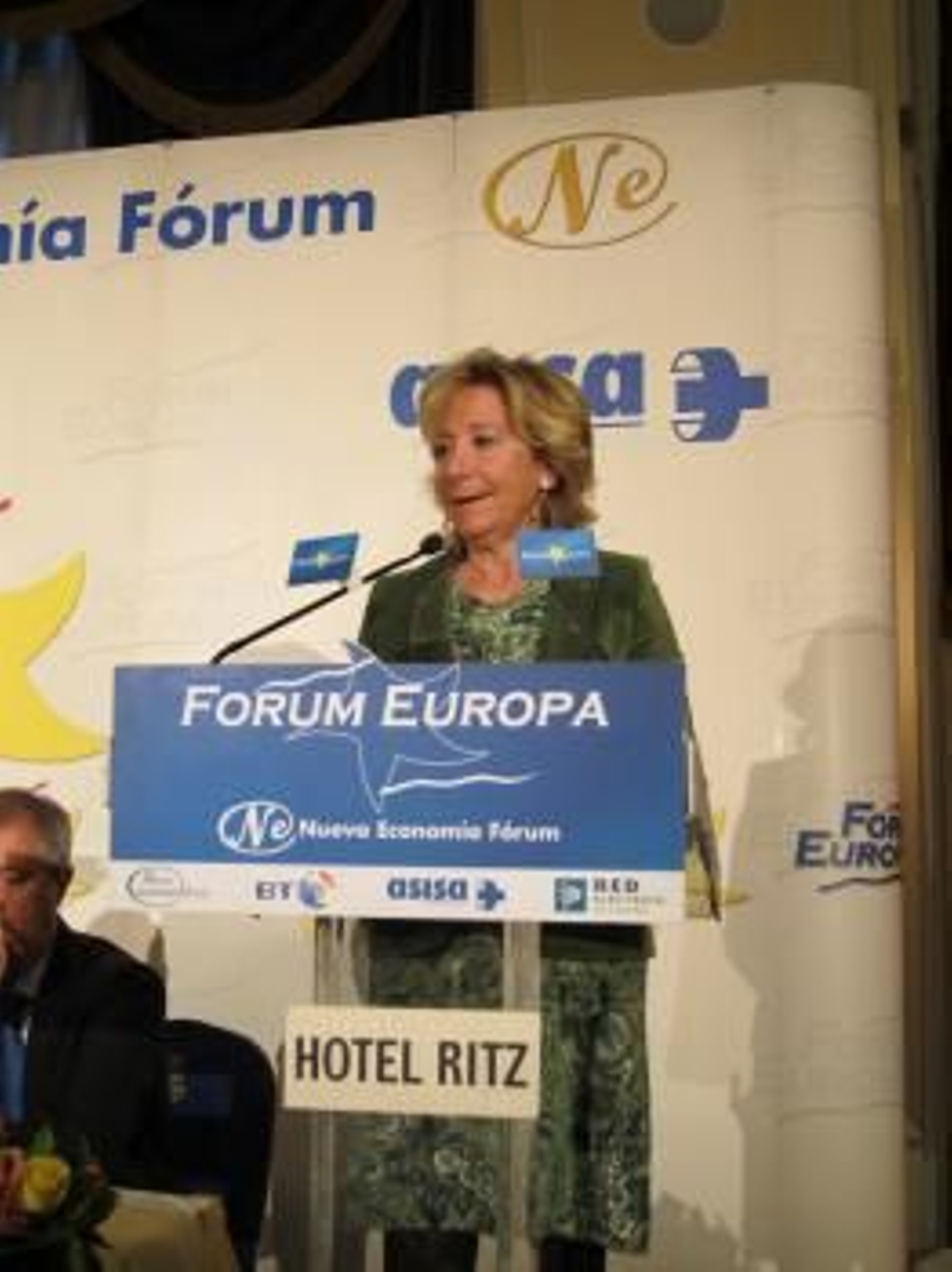 Esperanza Aguirre, en el desayuno informativo