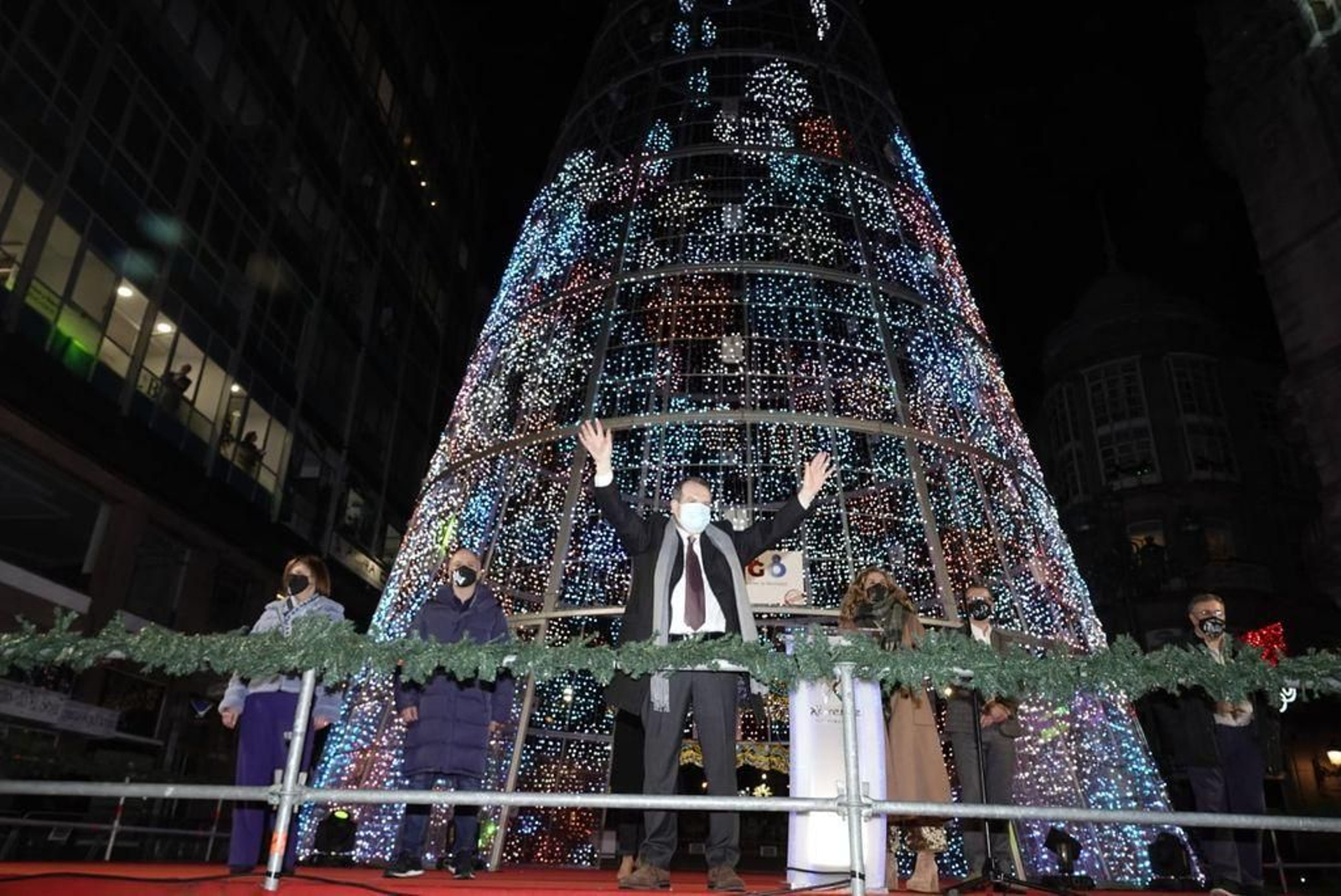 Encendido de las luces de la Navidad en Vigo // Vicente