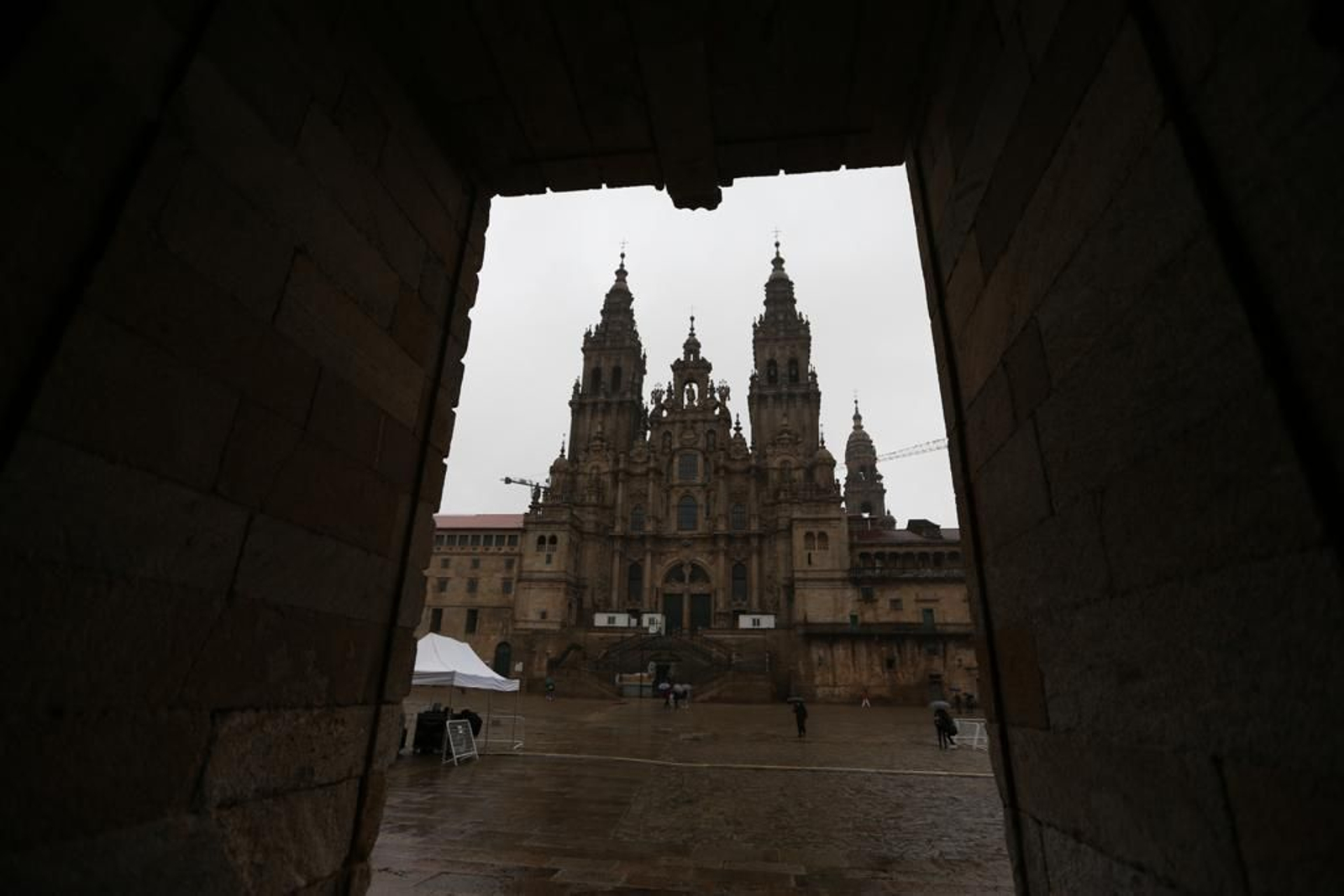 La Catedral de Compostela luce libre de andamios. // Alberte