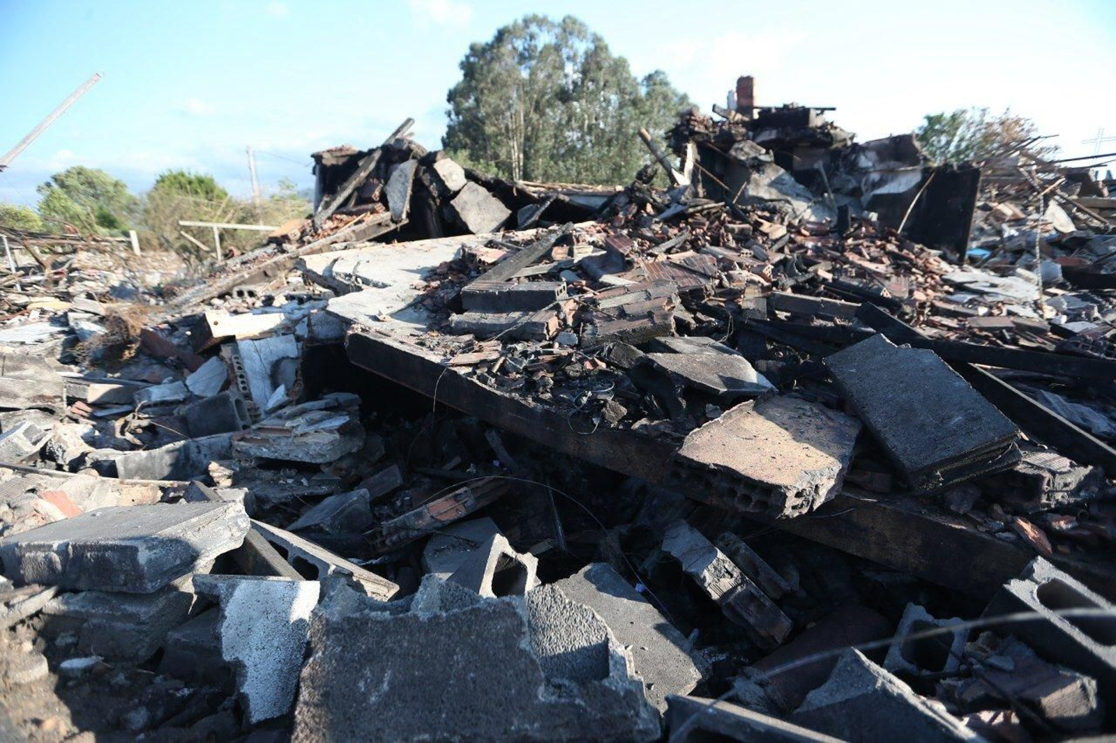 La 'zona cero' de la explosión de Tui  Alberte 11