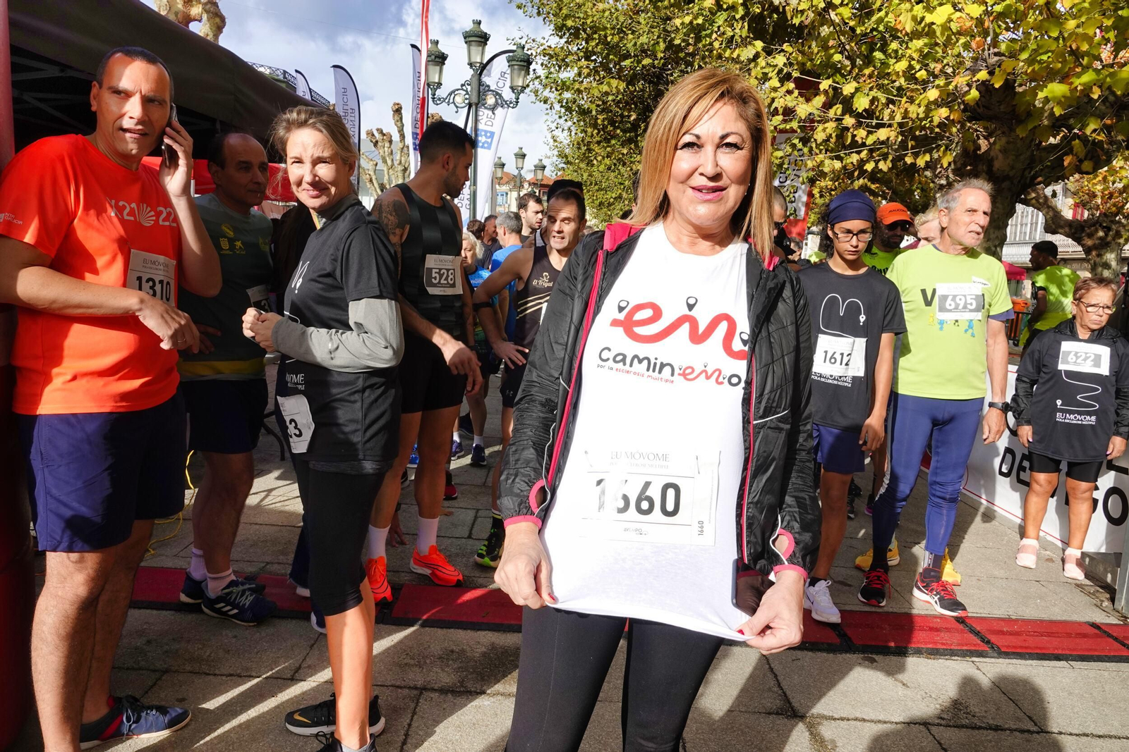 La concejala Yolanda Aguiar presume de camiseta.
