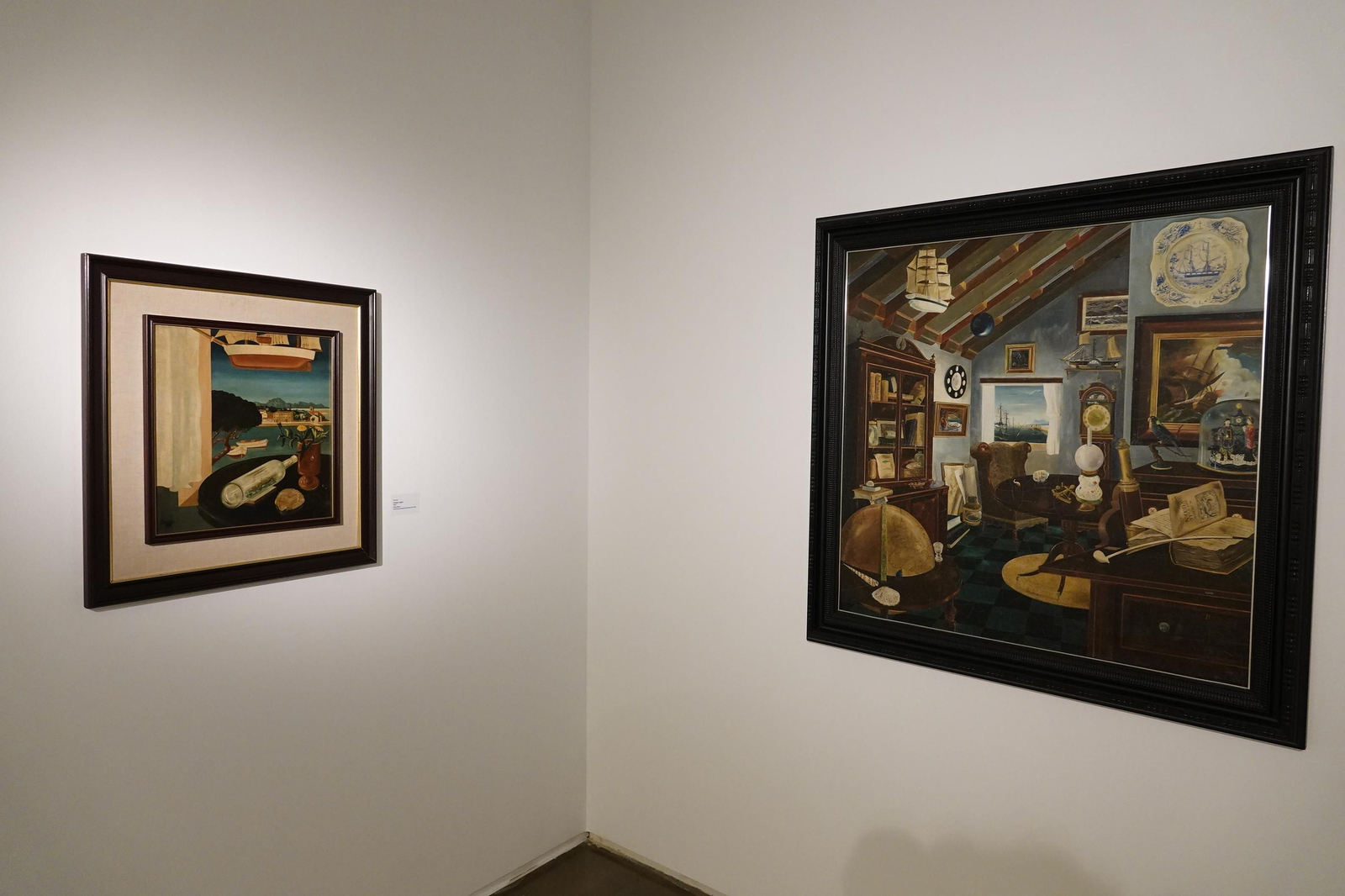 Presentación en la Pinacoteca de "Nos vieiros da arte galega", sobre a colección municipal de Francisco Fernández del Riego.