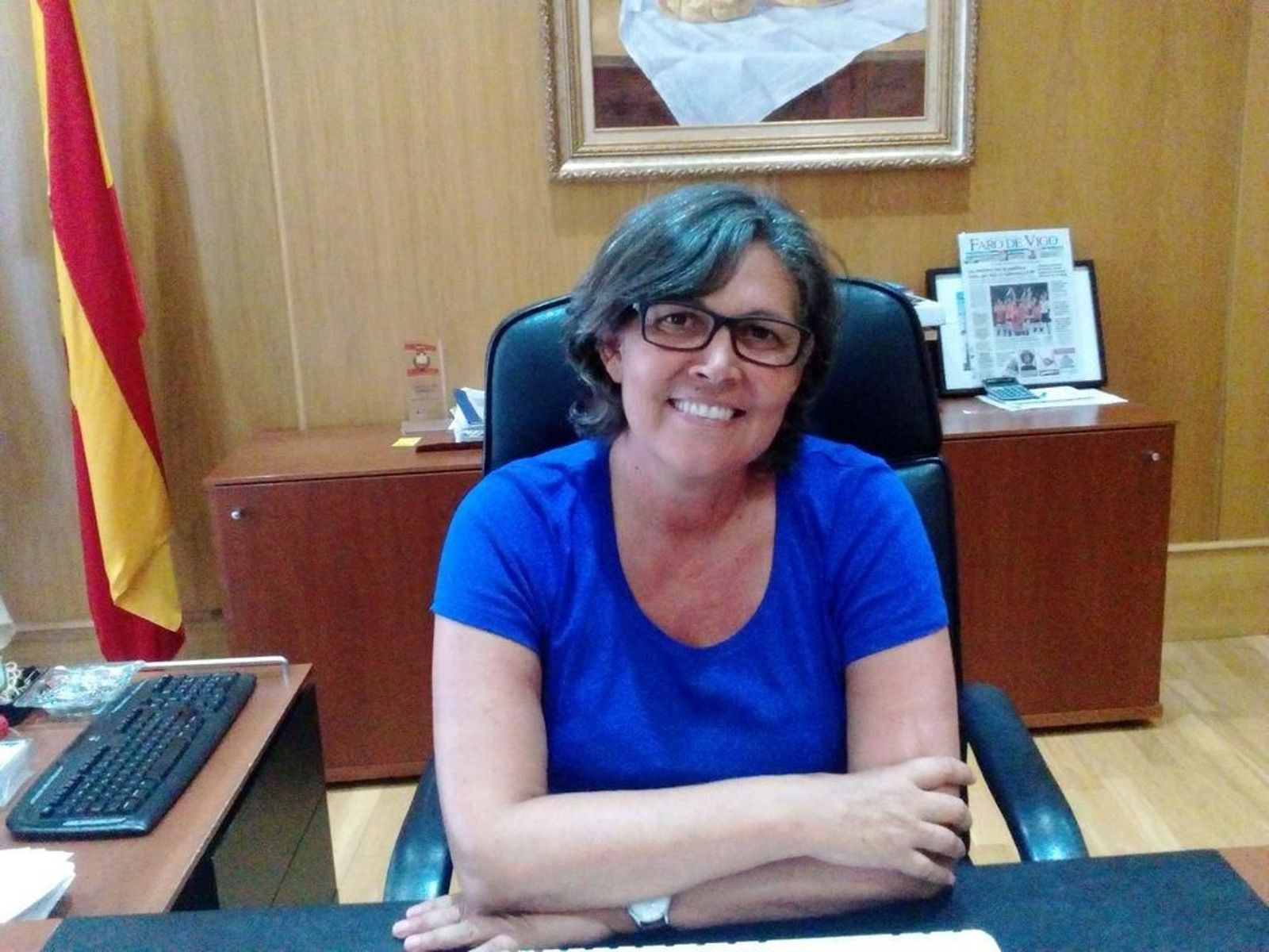 La alcaldesa, se congratula de que Amazon haya elegido Porriño.