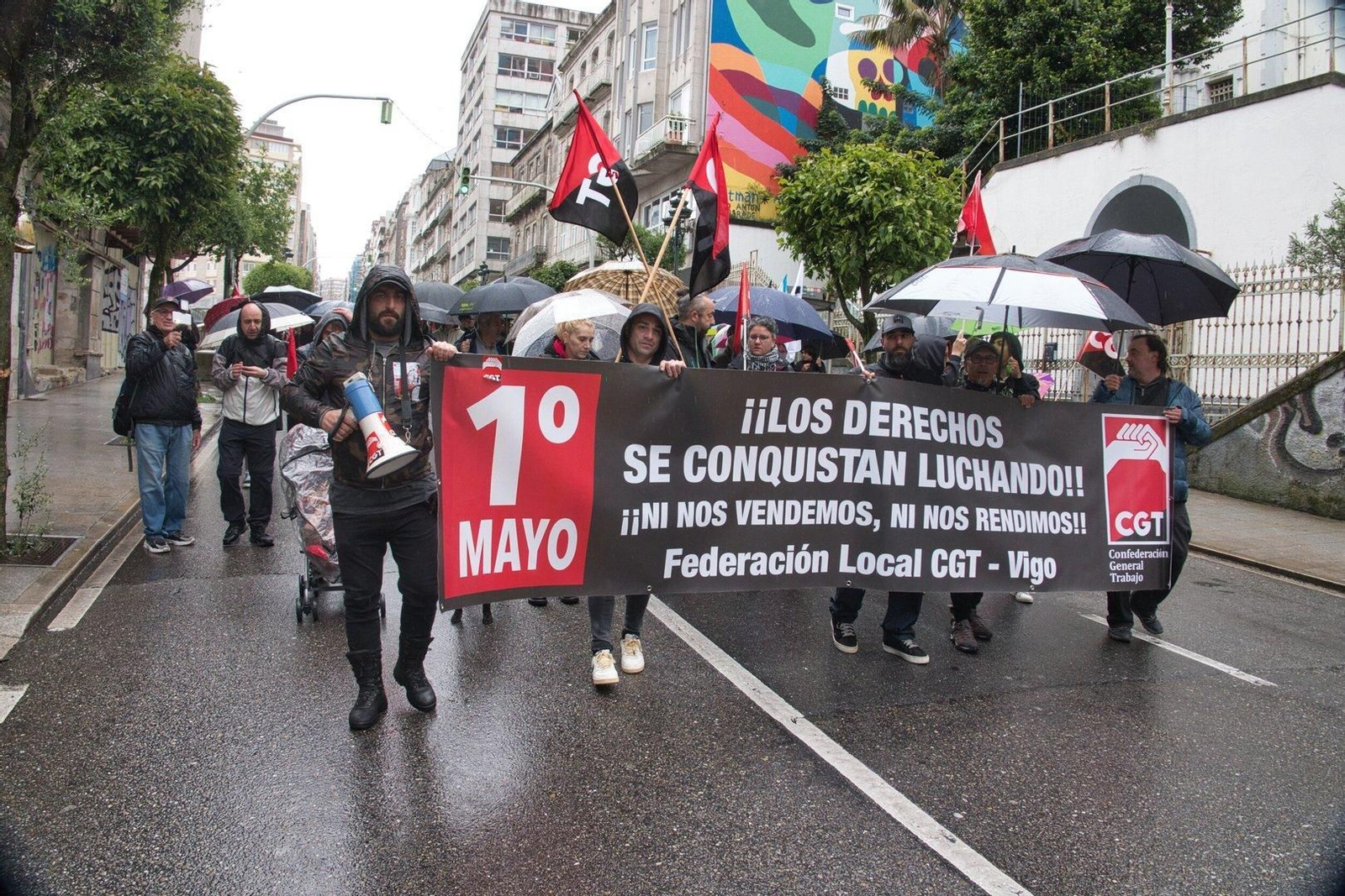 Manifestación de la CUT.