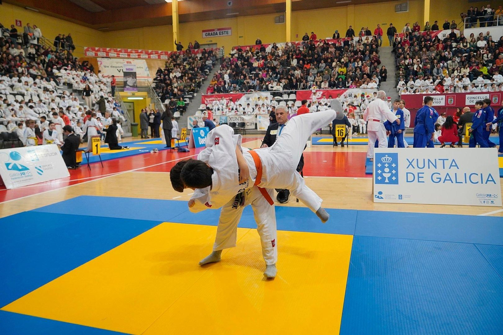 Fiesta del judo en As Travesas.