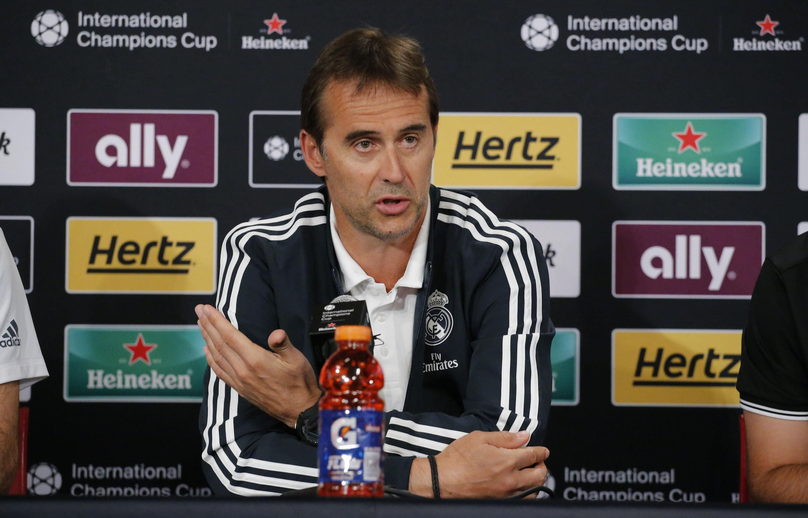 Lopetegui confía en poder contar con Kovacic y Modric.