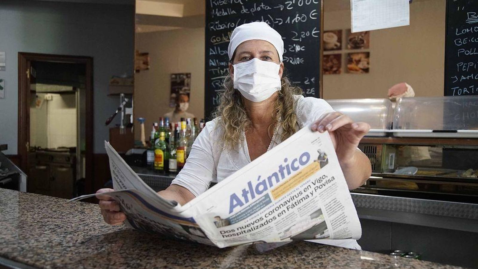 María del Carmen González, de la cafetería Brugg.