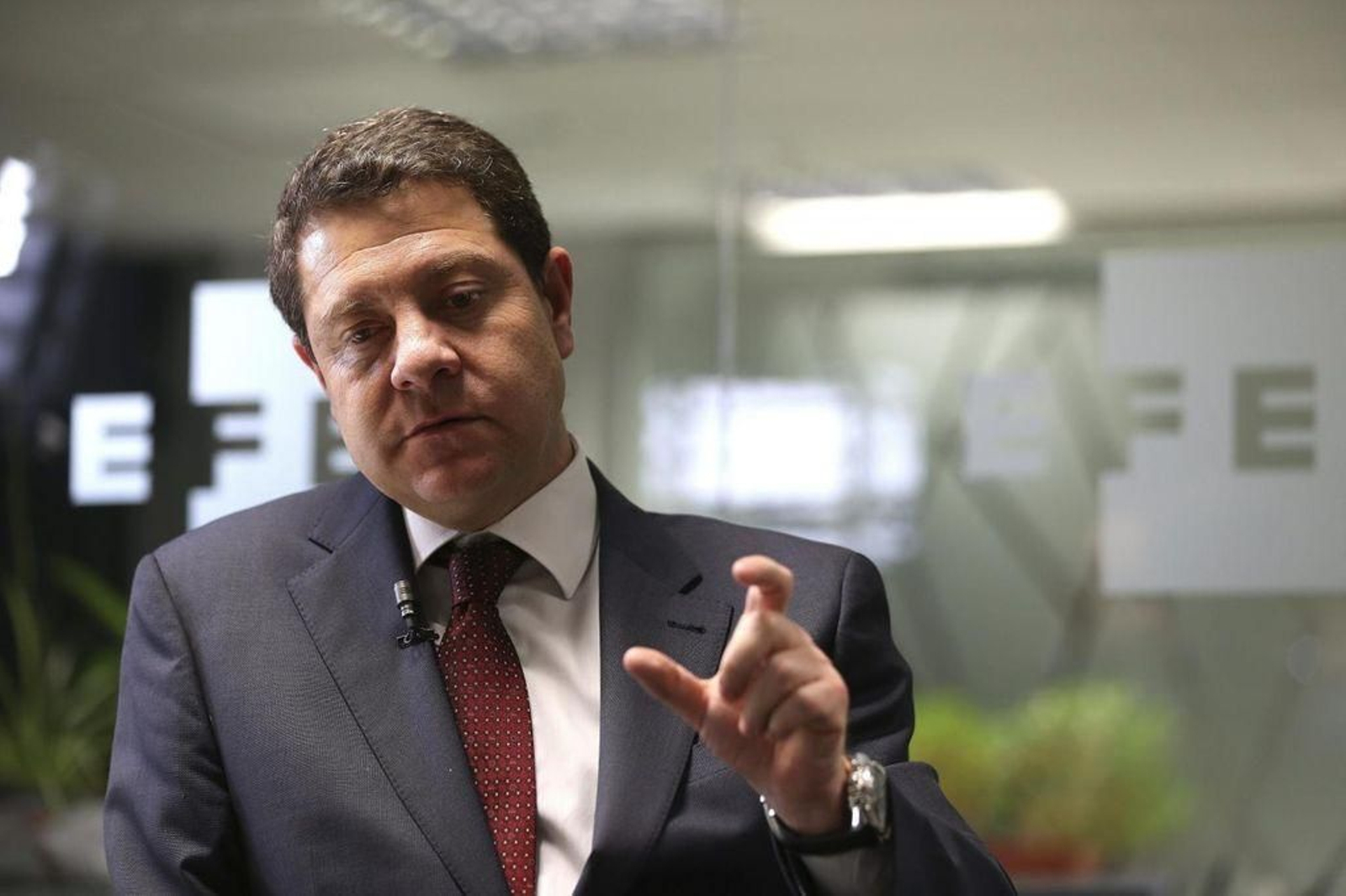 Emiliano García-Page, presidente de Castilla-La Mancha.