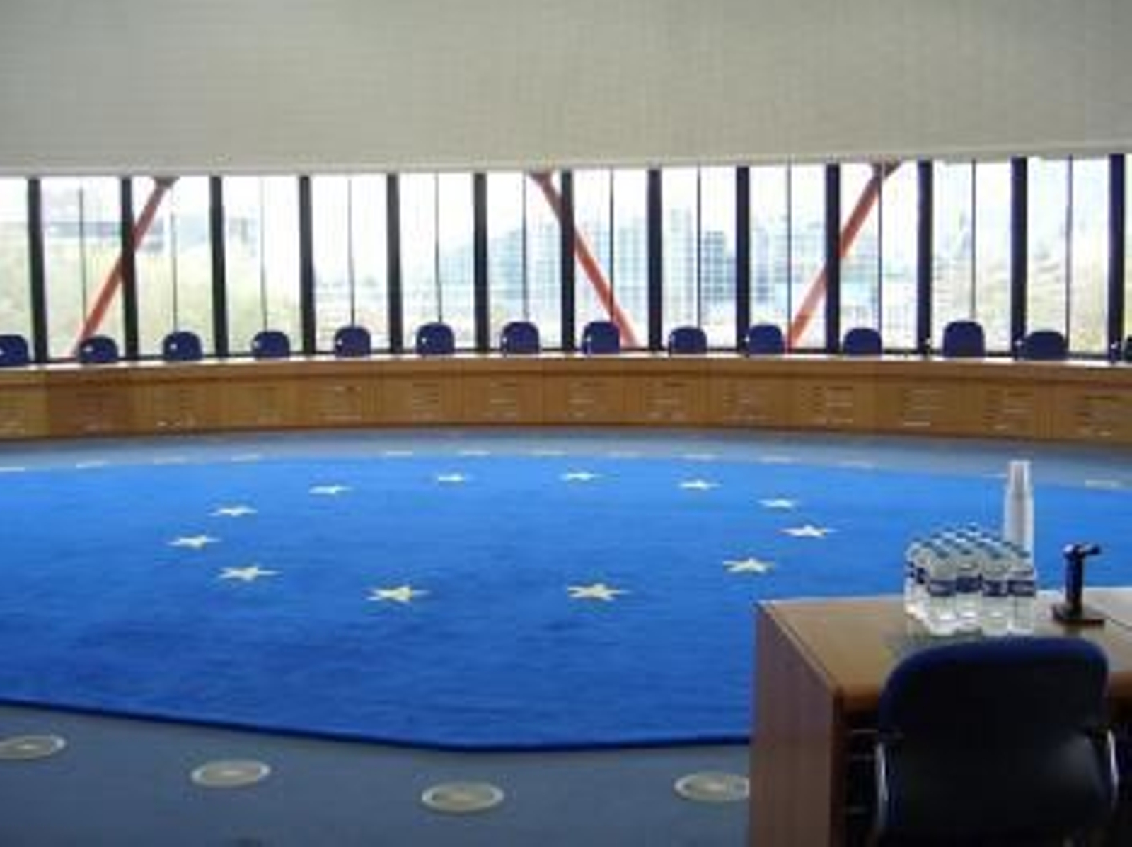 Interior del Tribunal Europeo de Derechos Humanos