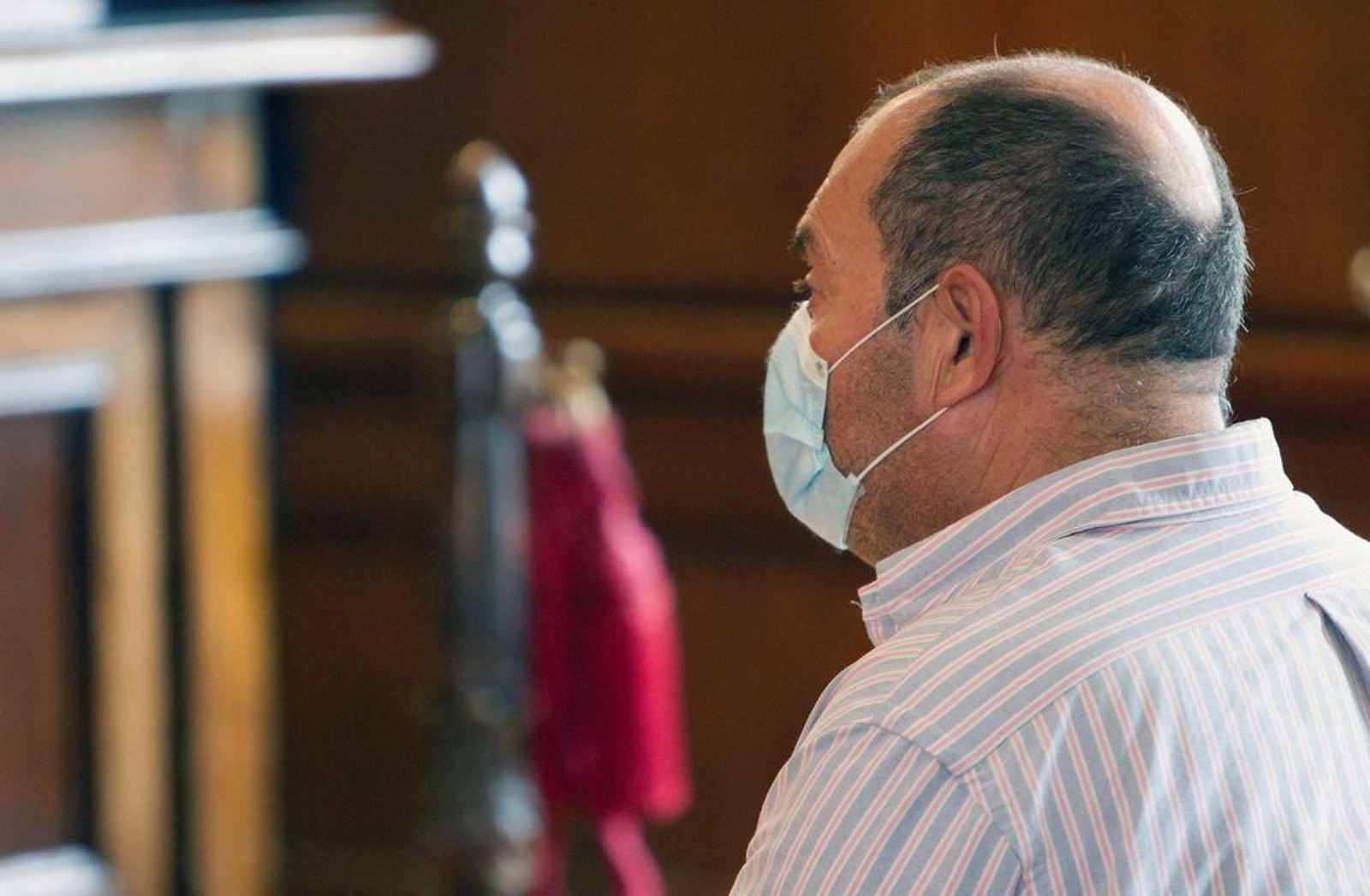 El acusado, el pasado mes de junio, en su primera comparecencia judicial.