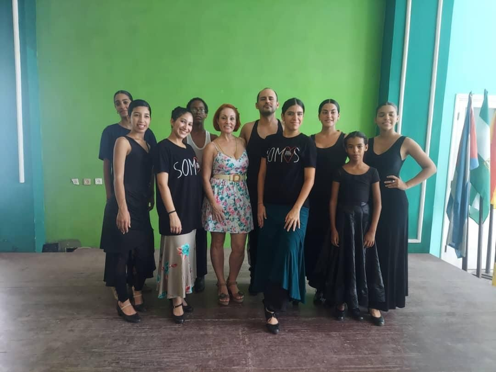 La gran bailaora española Alicia Vicario visita nuevamente el CADLH,  con el objetivo de intercambiar experiencias con este maravilloso grupo, como lo es, sin duda, Querencias