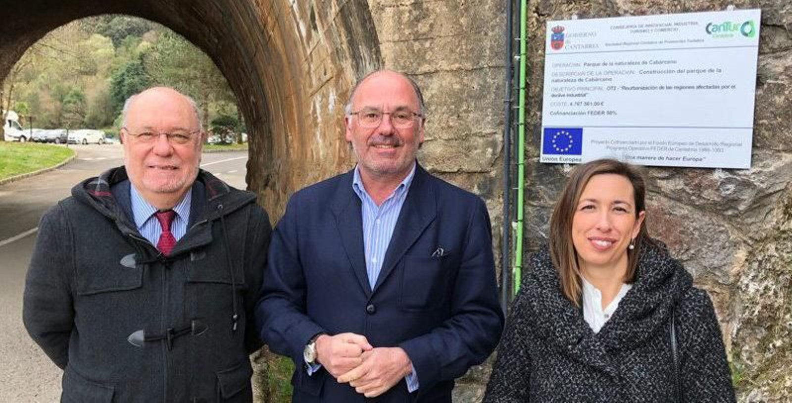 Sota valora la importancia de la financiación europea para la construcción del Parque de la Naturaleza de Cabárceno