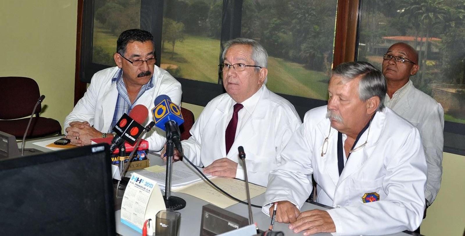 Rueda de prensa de Douglas León Natera, presidente de la Federación Médica Venezolana.