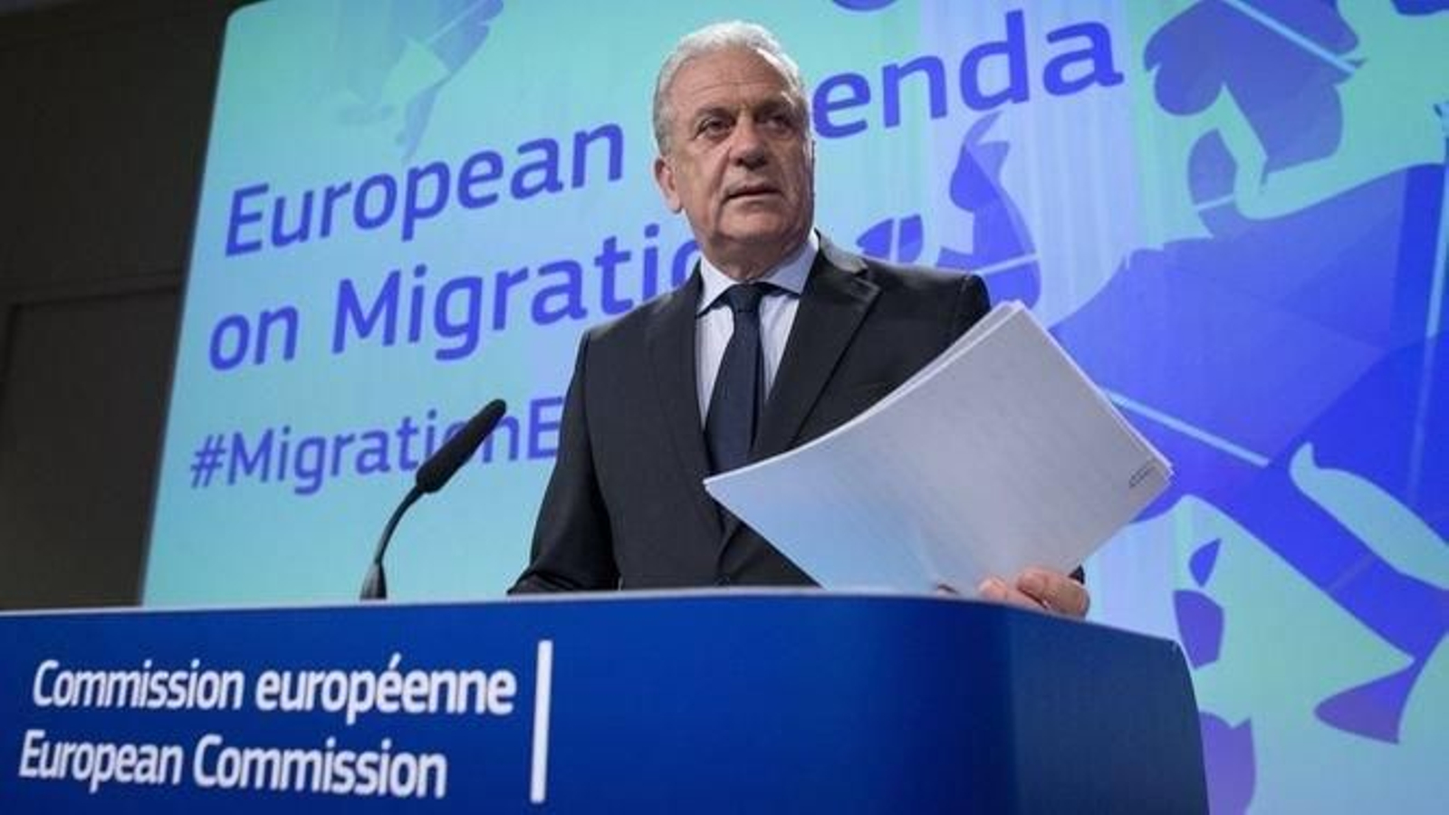 El comisario europeo de Interior, Dimitris Avramópulos, confirmó la intención de Bruselas.