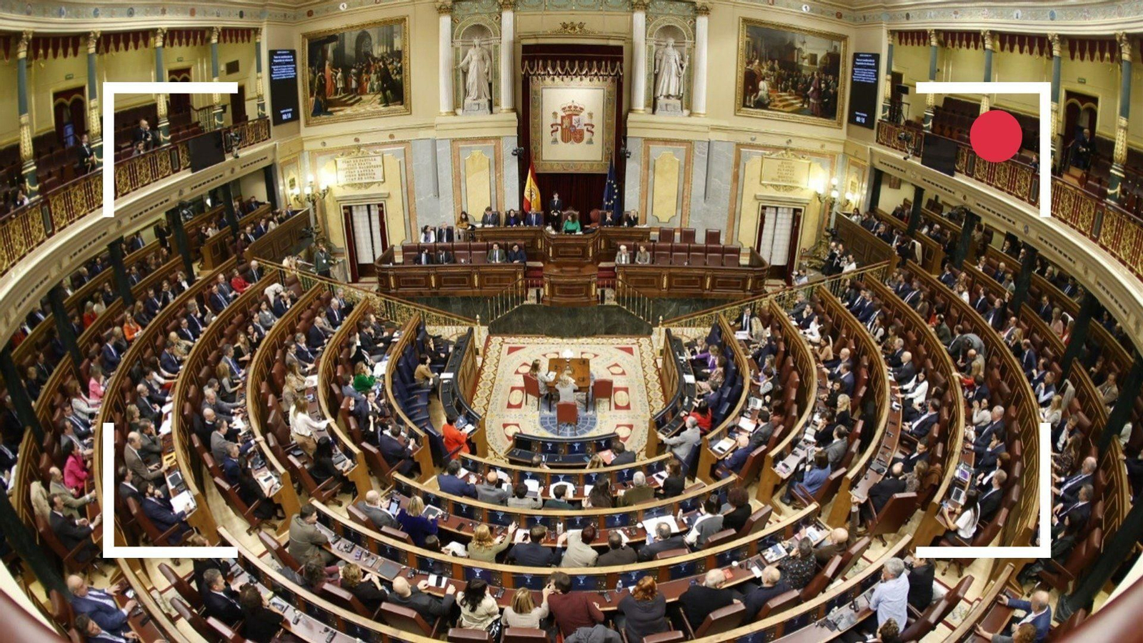 Emisión en directo del Congreso de los Diputados.