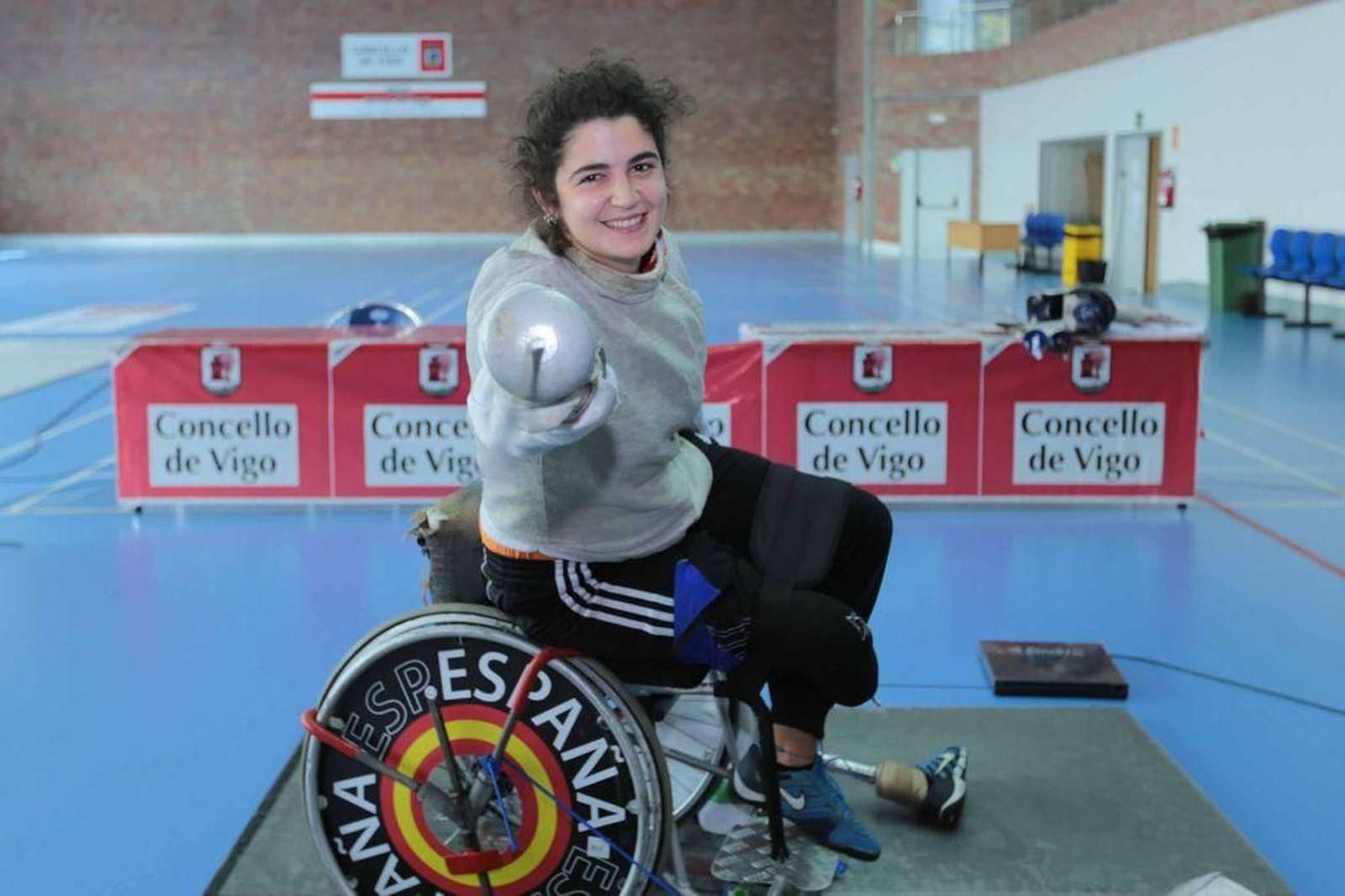 Judith Rodríguez afronta hoy su primera competición en silla.