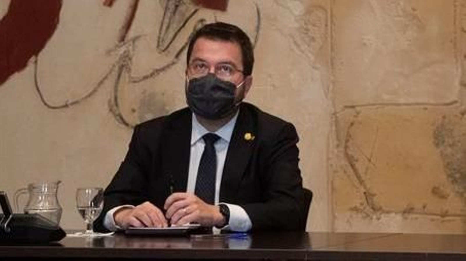 El vicepresidente de la Generalitat, Pere Aragonès,