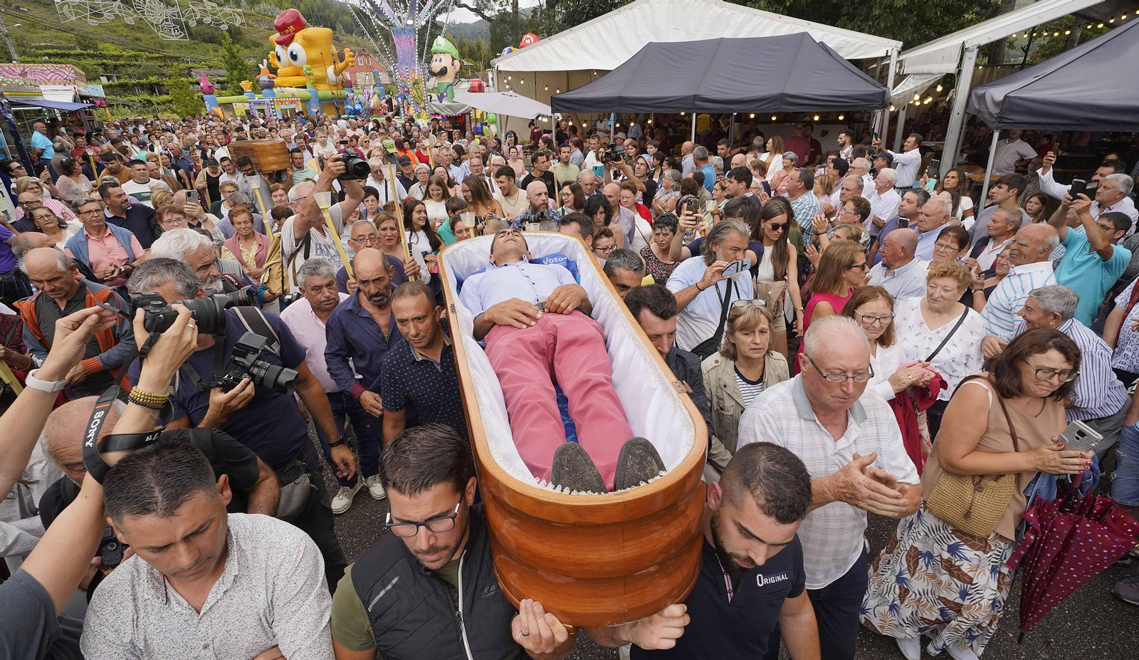 Procesión de Santa Marta de Ribarteme.