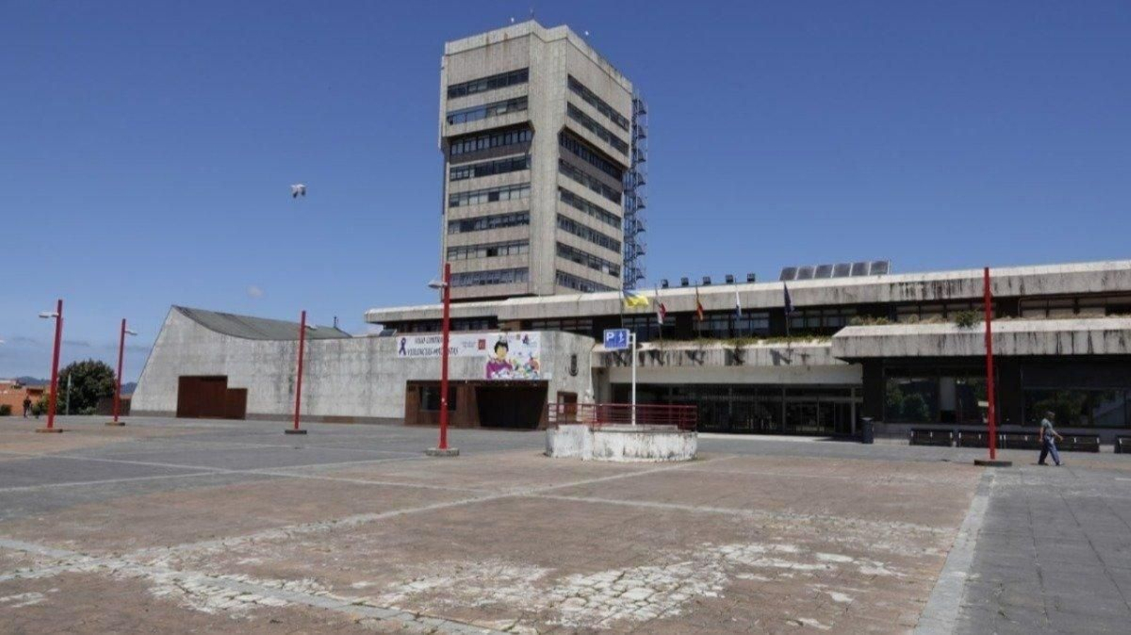La Praza do Rei y la torre del Concello serán reformadas en los próximos años.