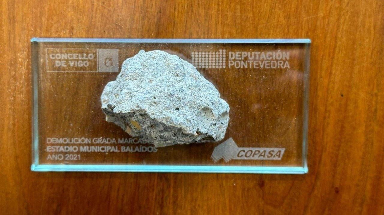 El pedazo de la grada de Marcador 'enlatado'.