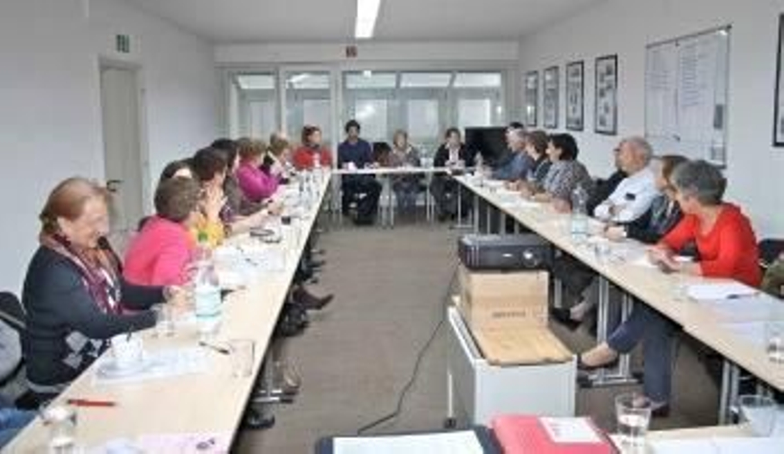 El grupo de participantes en el primer taller que tuvo lugar en Remscheid.