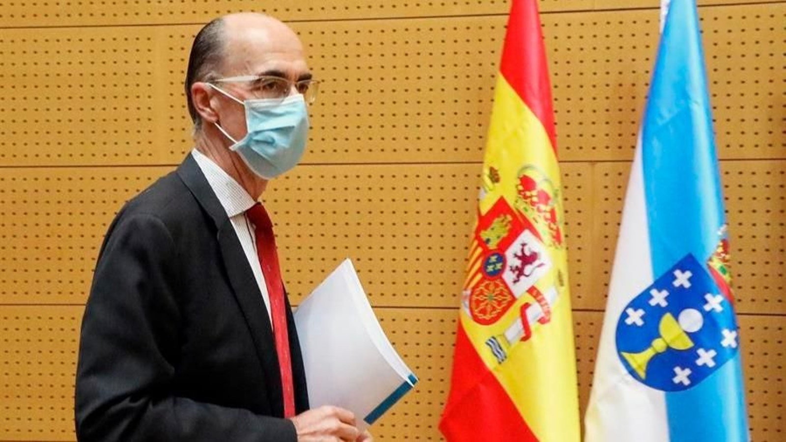 El conselleiro de Sanidad de la Xunta de Galicia, Jesús Vázquez Almuiña.