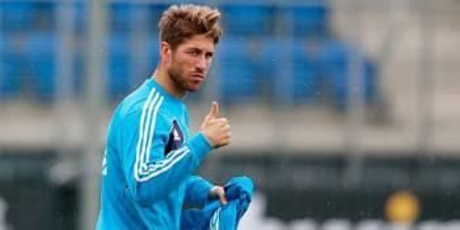 Sergio Ramos, en un entrenamiento.