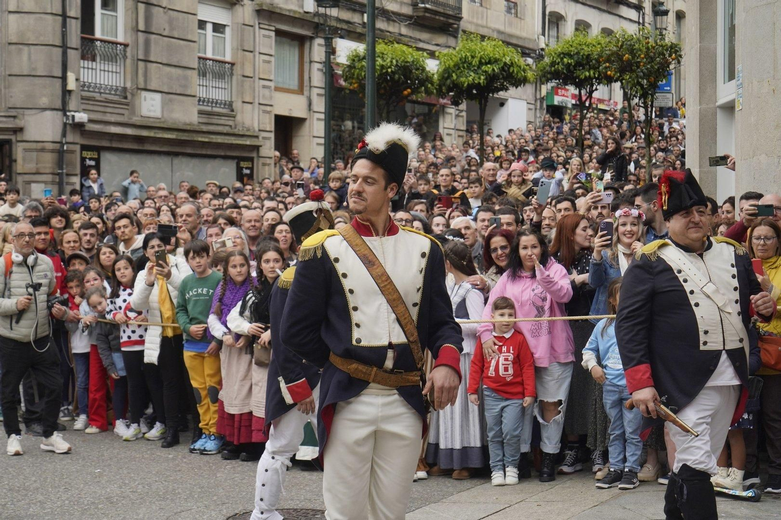 Representación de la Reconquista de Vigo 2024.