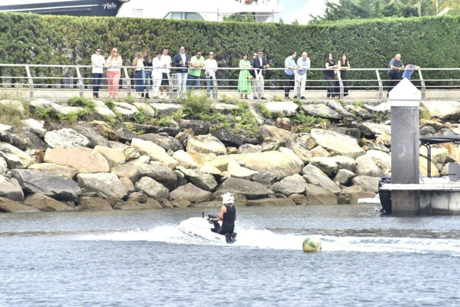 La exhibición de motos de agua celebrada en el marco del Davila Open Day.