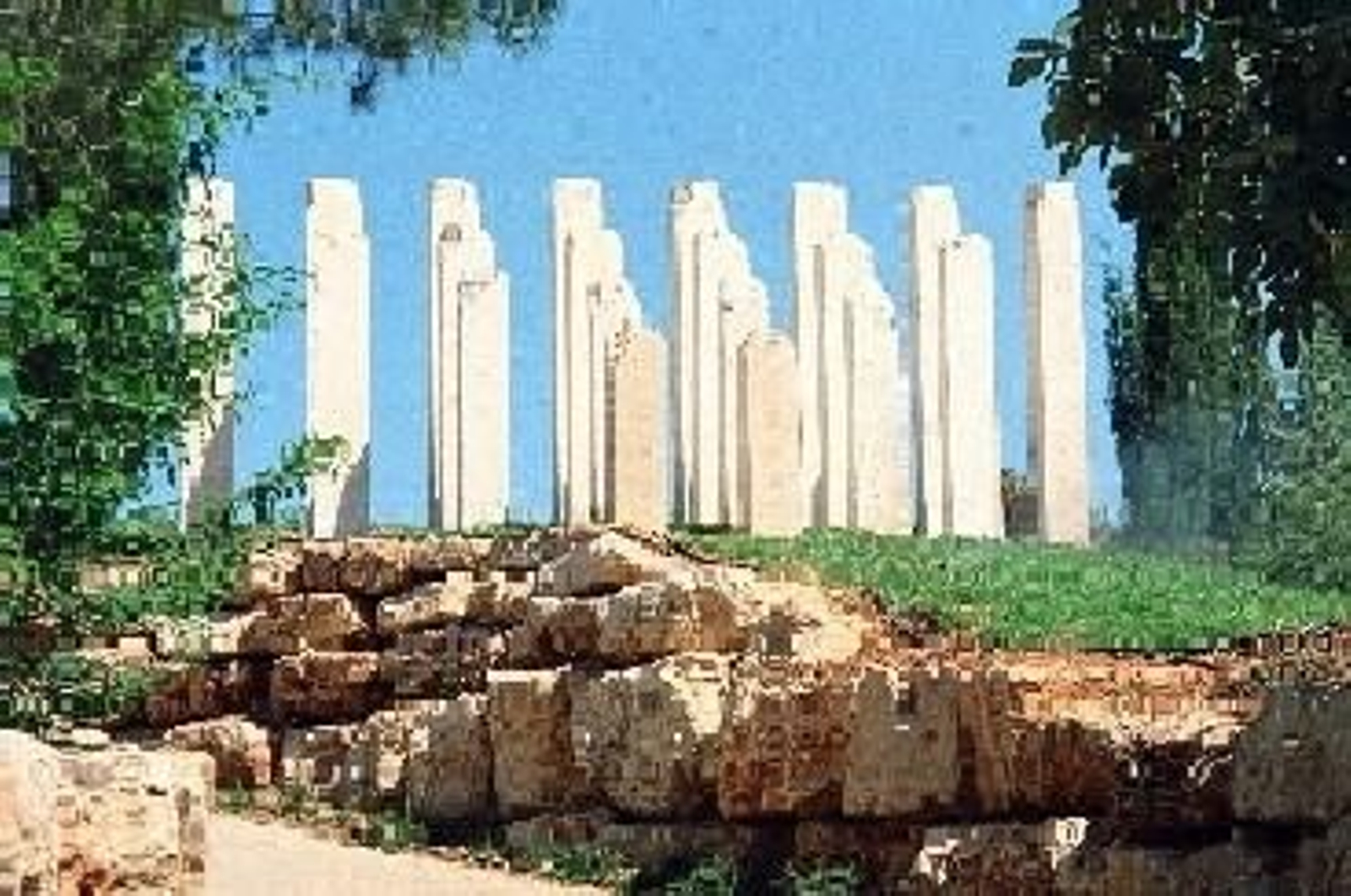 El Yad Vashem, a las afueras de Jersualén.