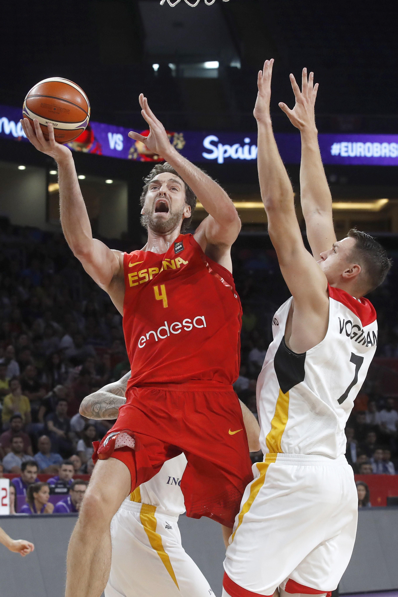 Pau Gasol vuelve a luchar por las medallas con la selección.