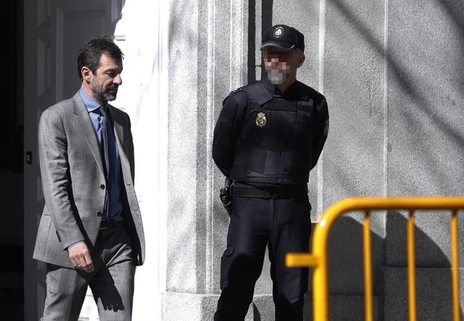 El jefe de los Mossos d'Esquadra, Ferran López, a su salida del Tribunal Supremo
