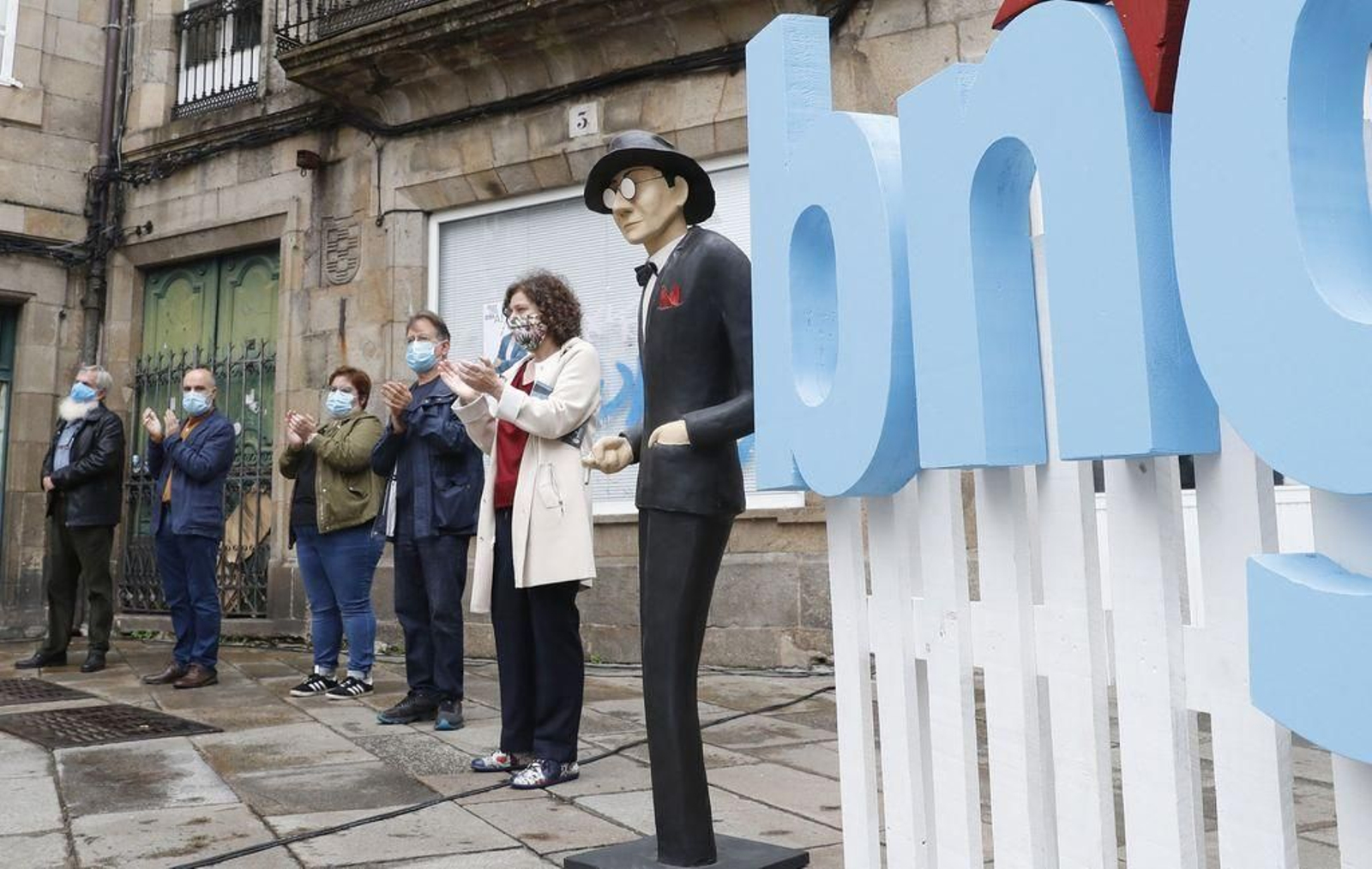Participantes en el acto del BNG en Santiago.