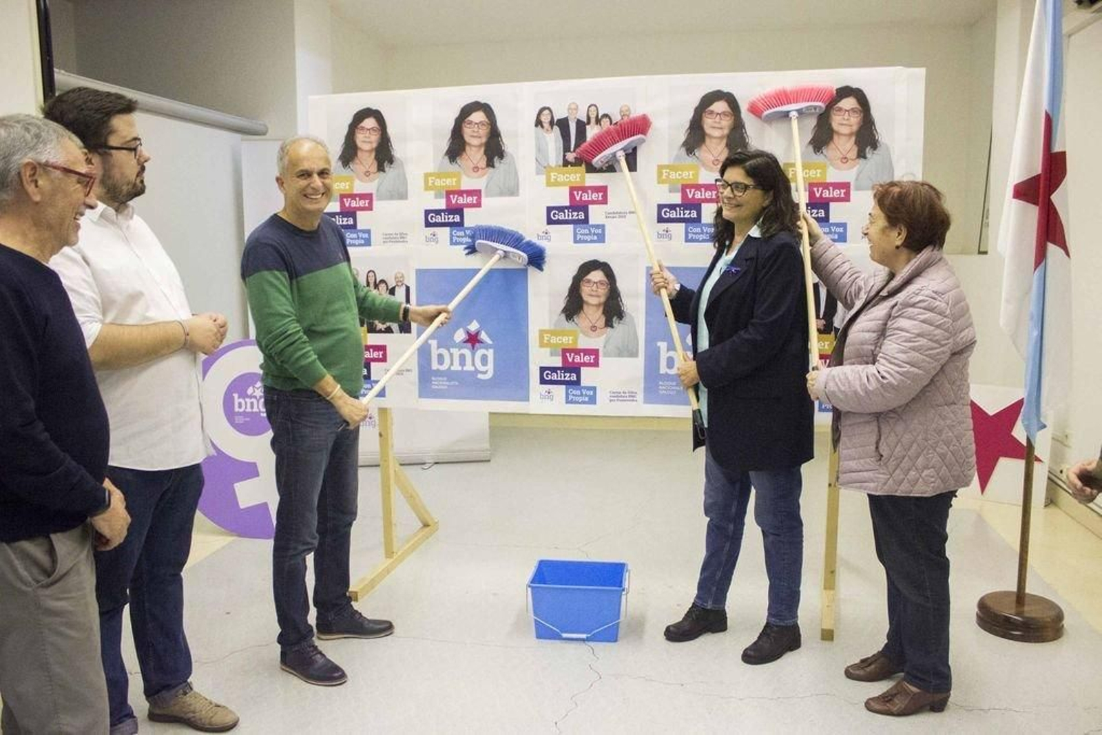 Carme da Silva visitou onte Vigo para unha pegada virtual.