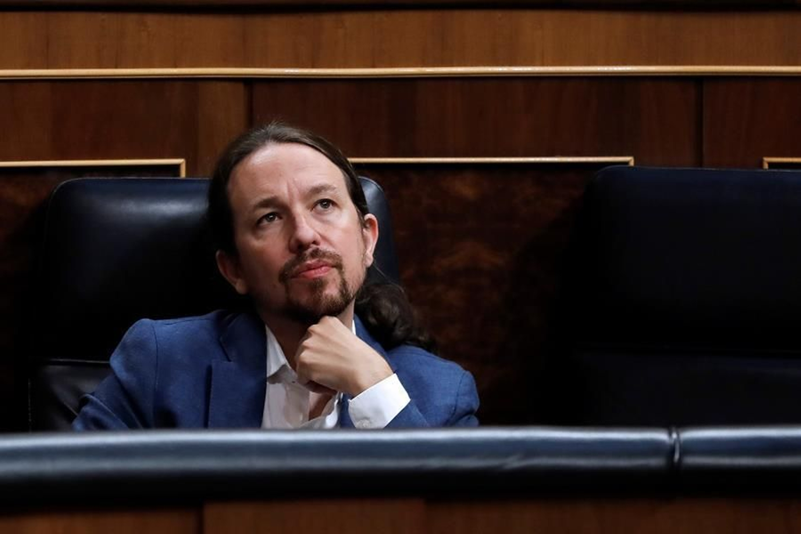 El vicepresidente segundo y líder de Podemos, Pablo Iglesias