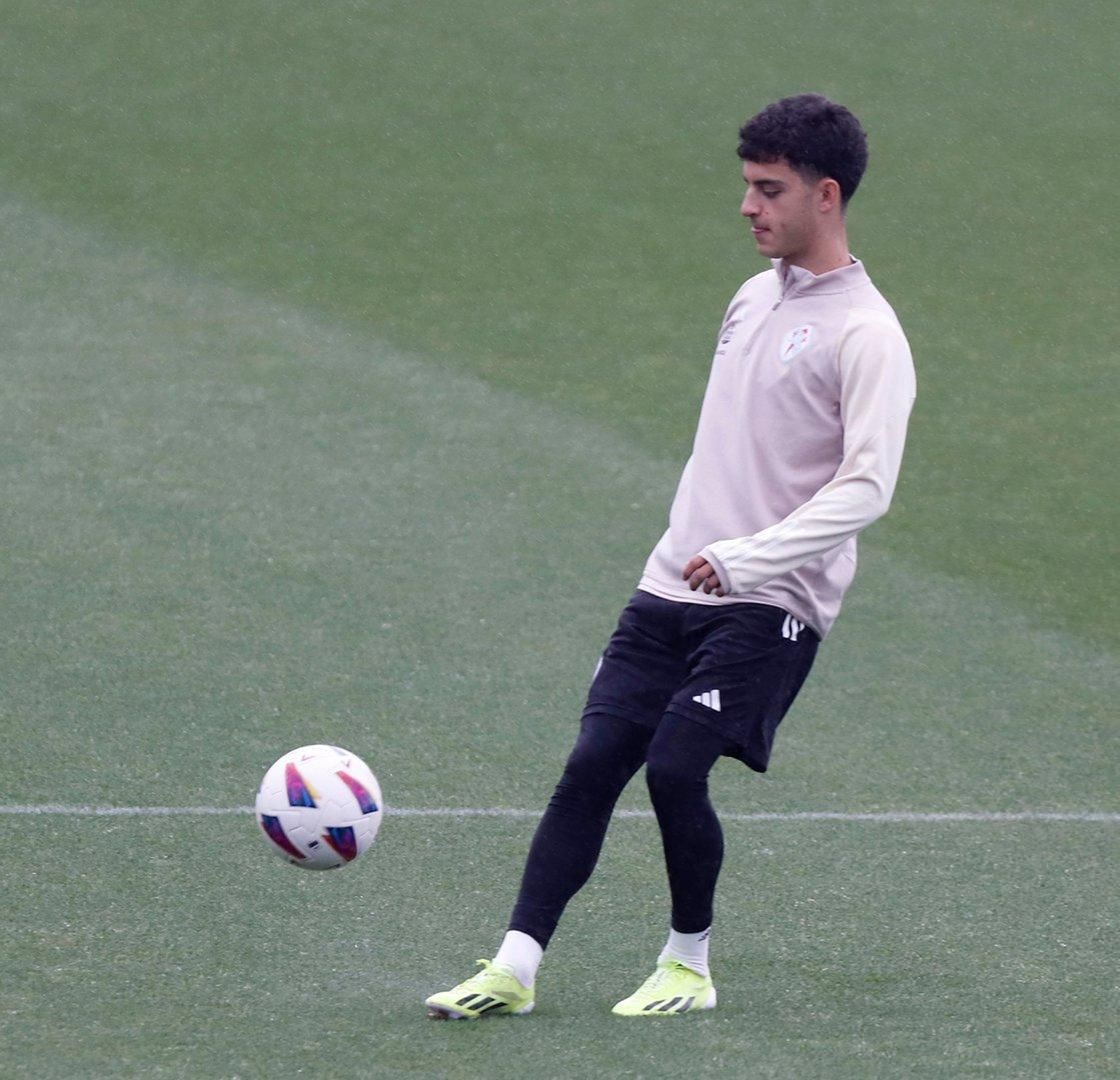 Entrenamiento del Celta en Mos.